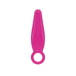 Korek analny palcowy Jammy Jelly Toyz4lovers różowy