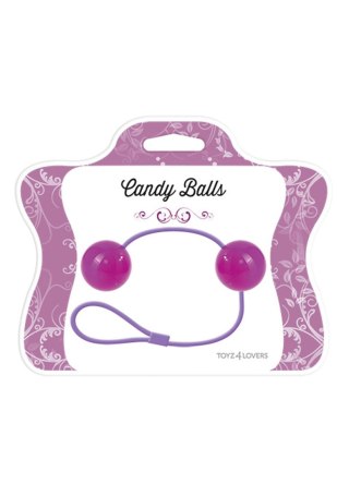 Kulki Candy Balls fioletowe 21,5 cm