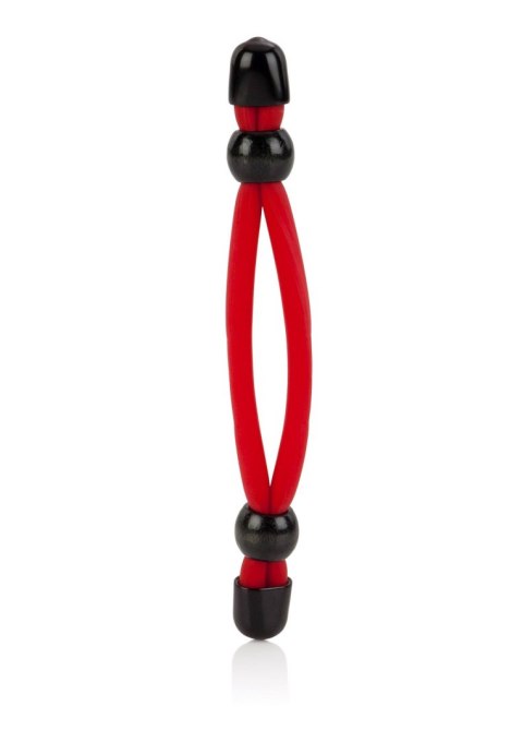 Pierścień erekcyjny regulowany Sean Michaels lateksowy czarny 14 cm