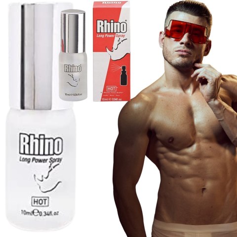 Spray opóźniający wytrysk RHINO Long Power Hot