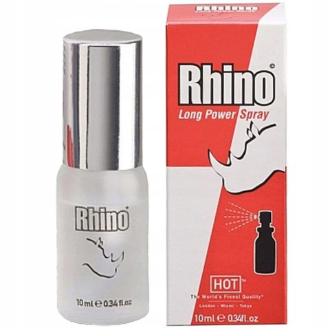 Spray opóźniający wytrysk RHINO Long Power Hot