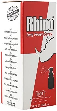 Spray opóźniający wytrysk RHINO Long Power Hot