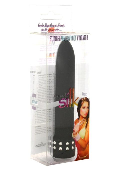 Wibrator Diamond Silk Vibe czarny 13,5 cm wodoodporny