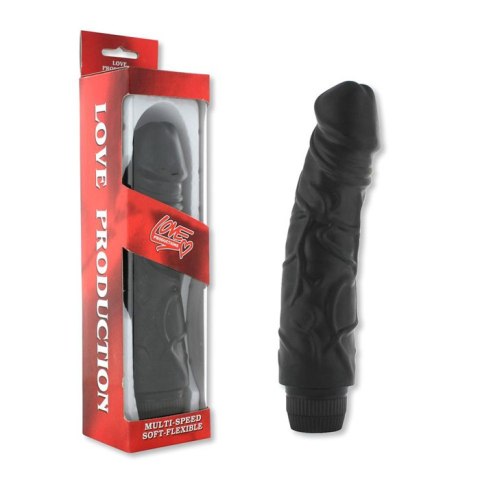 Wibrator realistyczny Pleasures czarny 18 cm
