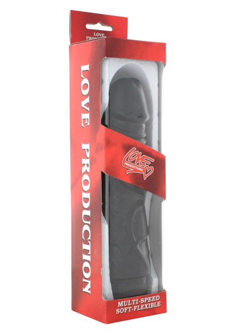 Wibrator realistyczny Pleasures czarny 18 cm