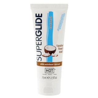 Żel poślizgowy jadalny kokosowy Hot Superglide 75ml