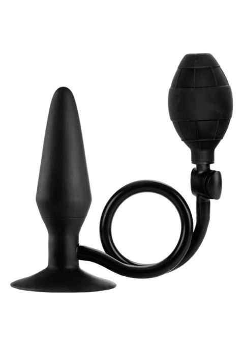 Korek analny pompowany silikonowy Booty Pumper Calexotics medium czarny