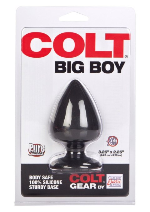 Korek analny silikonowy Calexotics COLT Big Boy czarny 8 cm