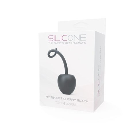 Kulki silikonowe My Secret Cherry Toyz4lovers czarne