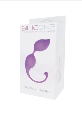 Kulki silikonowe Toyz4lovers fioletowe 20 cm