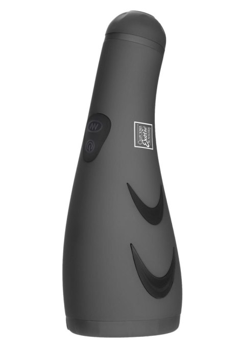 Masturbator z wibracją Calexotics Hydro Power szary 12 cm