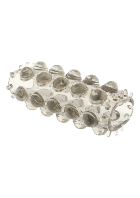 Nakładka na penisa ToyJoy Power Stretchy Sleeve szara 6.5 cm