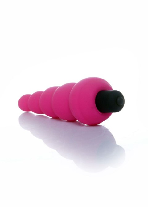 Plug wibrujący Alive Lance silikonowy różowy 14 cm