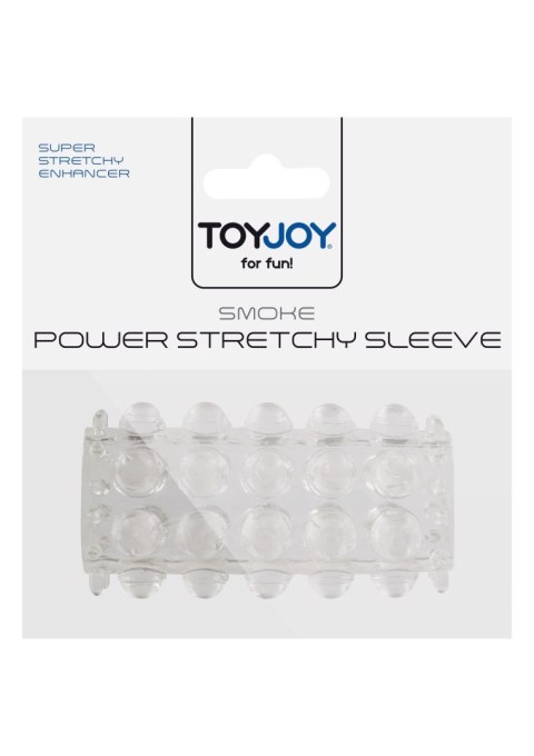 Przelotowa nakładka z wypustkami ToyJoy transparentna