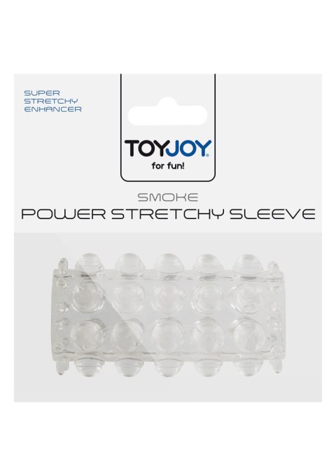 Przelotowa nakładka z wypustkami ToyJoy transparentna