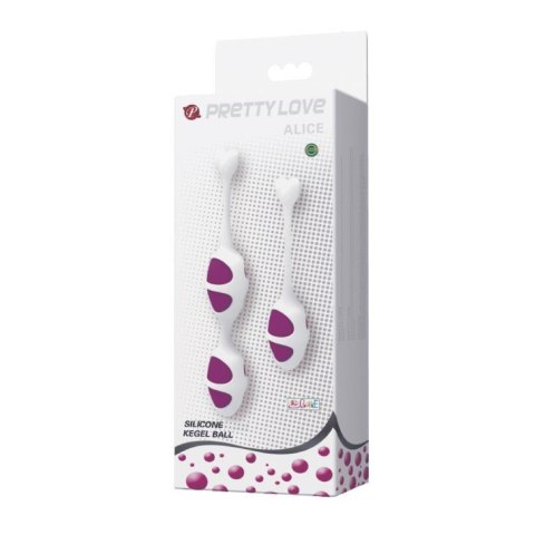Kulki Kegla Pretty Love Alice silikonowe wodoodporne 3,7 cm