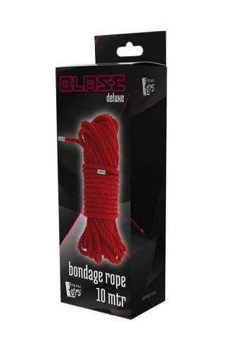 Lina bondage Blaze Deluxe Dream Toys czerwona 10 m