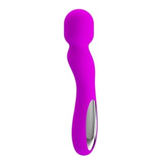 Masażer wibracyjny silikonowy Pretty Love Paul fioletowy USB 30 trybów