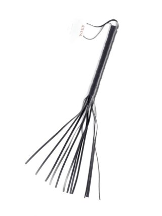 Pejcz skórzany Fetish B Series czarny 50 cm