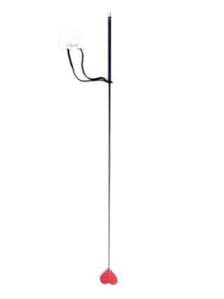 Szpicruta ze skórzanym sercem Fetish B Series 70 cm