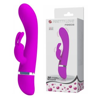 Wibrator króliczek Pretty Love Freda silikonowy 18,9 cm 30 funkcji