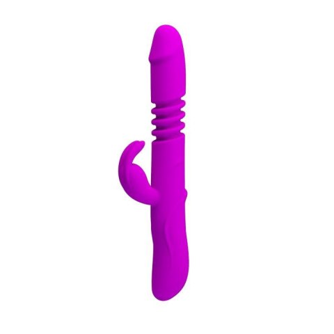 Wibrator króliczek Pretty Love Ward silikonowy z rotacją USB 27 cm