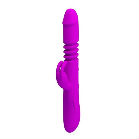 Wibrator króliczek Pretty Love Ward silikonowy z rotacją USB 27 cm
