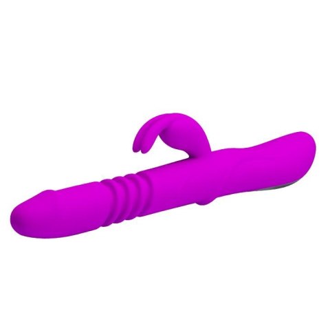 Wibrator króliczek Pretty Love Ward silikonowy z rotacją USB 27 cm