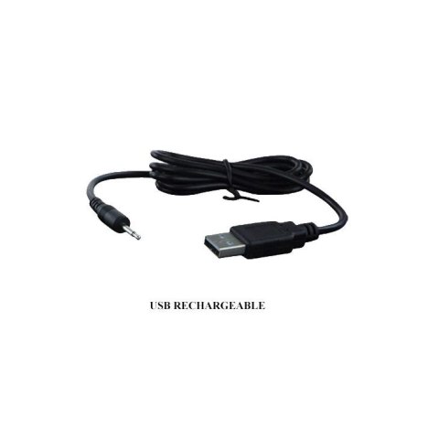 Wibrator króliczek Pretty Love Ward silikonowy z rotacją USB 27 cm
