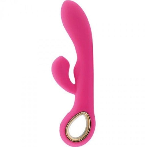 Wibrator króliczek Toyz4lovers silikonowy różowy USB 19 cm