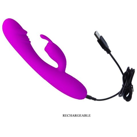 Wibrator króliczek silikonowy Pretty Love Hunter 30 funkcji 17 cm