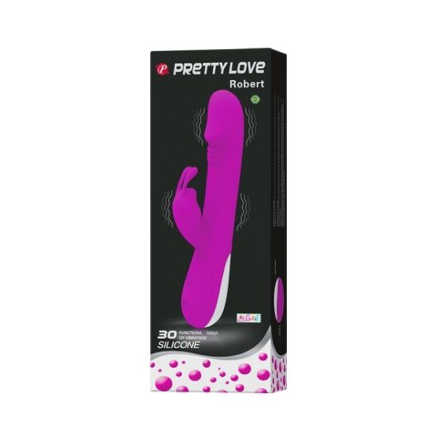 Wibrator króliczek silikonowy Pretty Love Robert 30 trybów 21 cm