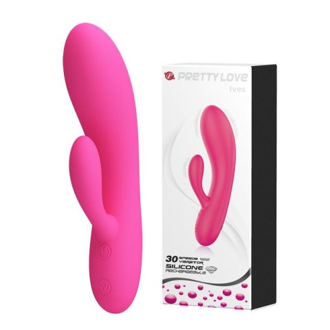 Wibrator punktu G Pretty Love Ives silikonowy różowy USB 30 trybów