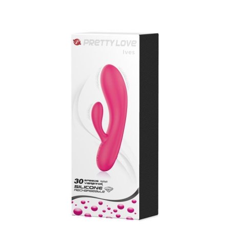 Wibrator punktu G Pretty Love Ives silikonowy różowy USB 30 trybów