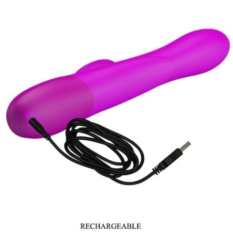 Wibrator punktu G silikonowy Pretty Love Dempsey różowy USB