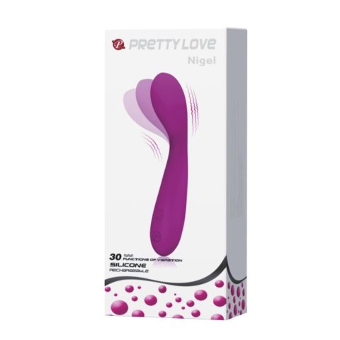 Wibrator punktu G silikonowy Pretty Love Nigel USB 30 funkcji