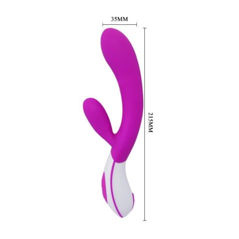 Wibrator silikonowy Pretty Love Colby 12 funkcji USB 21,5 cm
