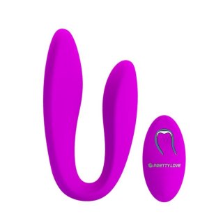 Wibrator wygięty Pretty Love Letitia z pilotem USB 10 funkcji