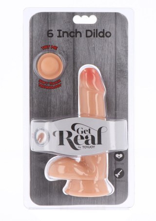 Dildo dual density ToyJoy jasny odcień skóry 17 cm