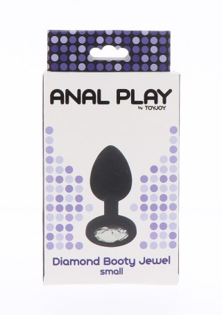 Korek analny Diamond Booty Jewel ToyJoy czarny 7 cm