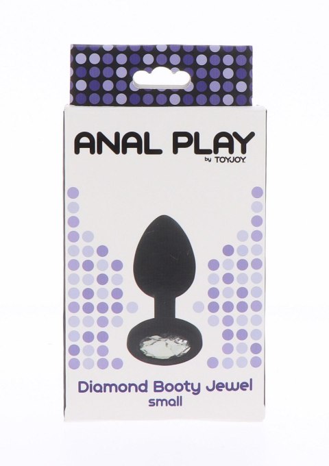 Korek analny Diamond Booty Jewel ToyJoy czarny 7 cm