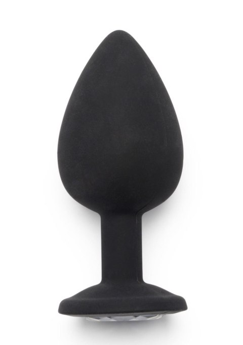 Korek analny Diamond Booty Jewel ToyJoy czarny 9 cm