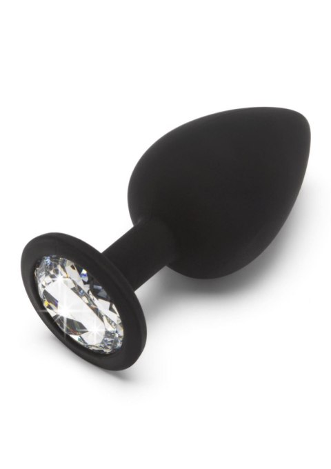Korek analny Diamond Booty Jewel ToyJoy czarny 9 cm