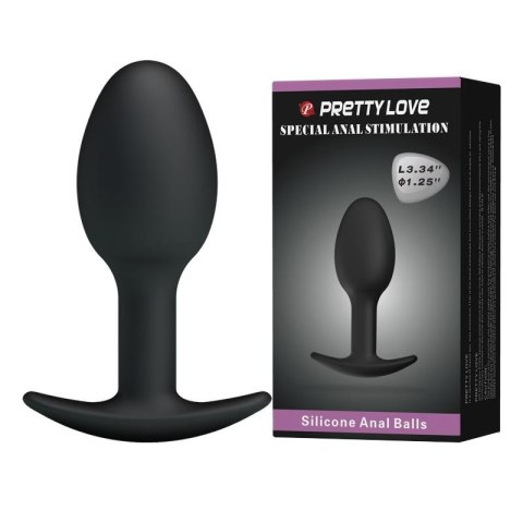 Silikonowy korek analny Heavy Balls Pretty Love