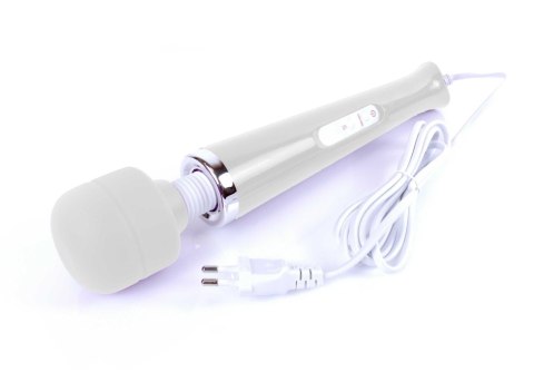 Silikonowy masażer Magic Wand biały 10 funkcji