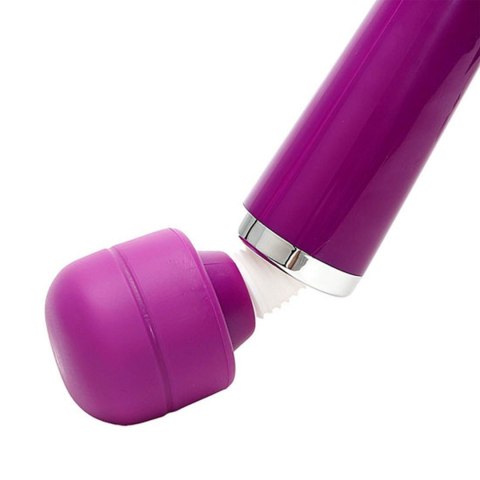 Silikonowy masażer Magic Wand biały 10 funkcji