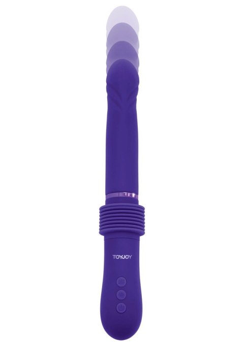 Wibrator ToyJoy Magnum Opus Supreme Thruster 2 fioletowy 31 cm