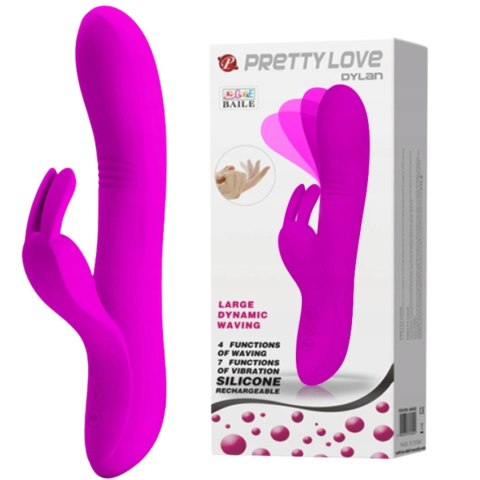 Wibrator króliczek Pretty Love Dylan silikonowy USB 21 cm