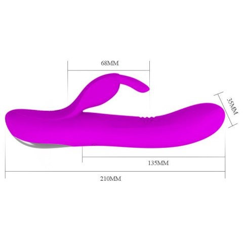 Wibrator króliczek Pretty Love Dylan silikonowy USB 21 cm