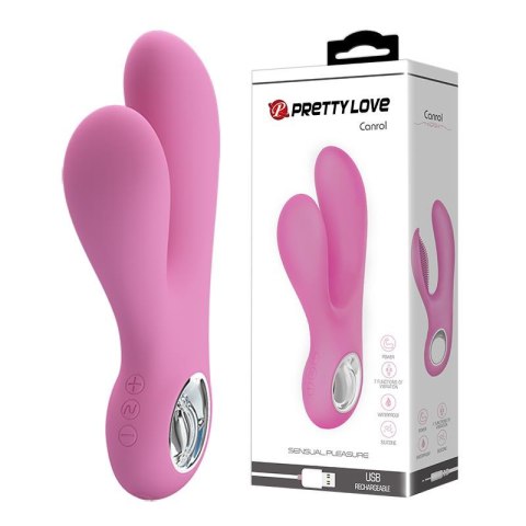 Wibrator punktu G Pretty Love Canrol różowy USB 17 cm